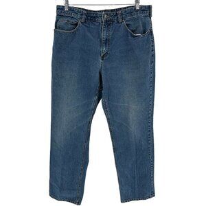 Duluth Trading Jeans‎ Straight Leg Medium Wash Work Denim Men's Size 38x32